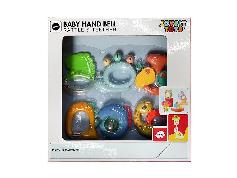 Baby Rattle & Teether 5pcs