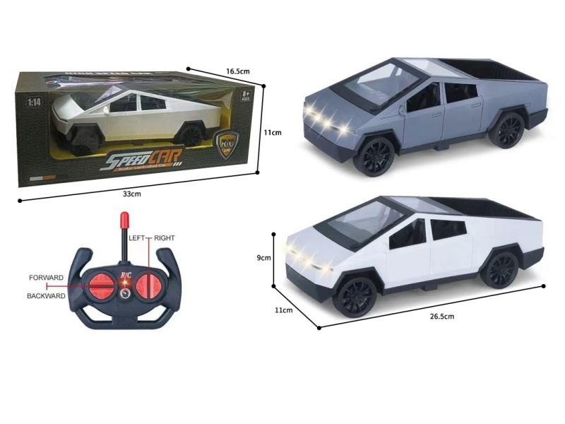 The Price Of A 4-Way Simulated Cyber Pickup Tesla Remote Control Car (Without Battery Included)