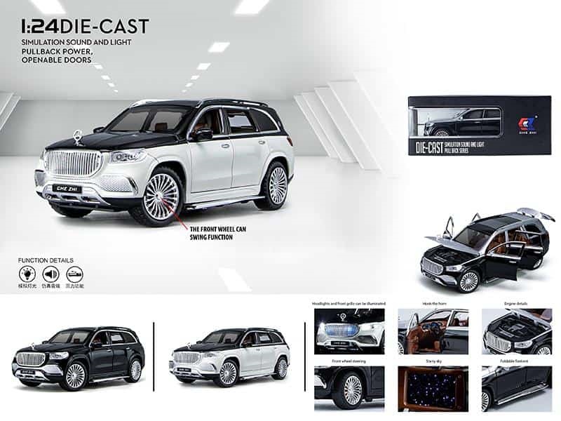 1:24 Maybach AMG GLS63 Alloy Car Model