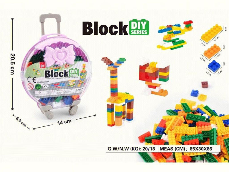 Diy Small Particle Building Block Assembly And Creative Shape Building Blocks