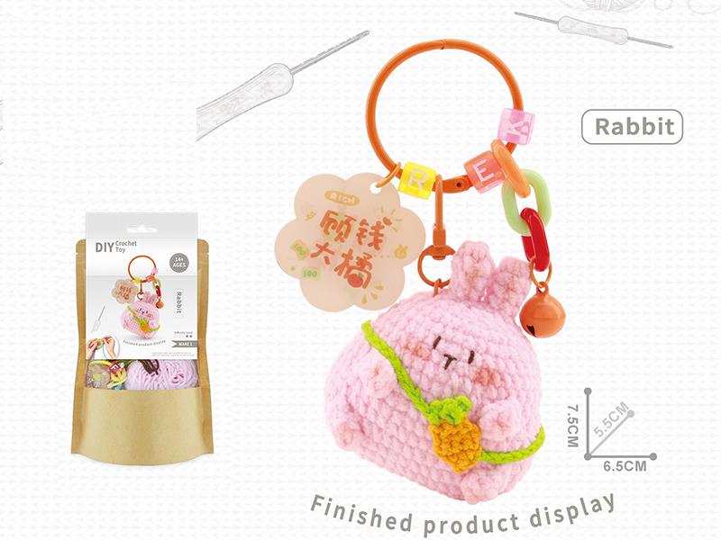 DIY Crochet Toy Rabbit Pendant(Including Making Tools)