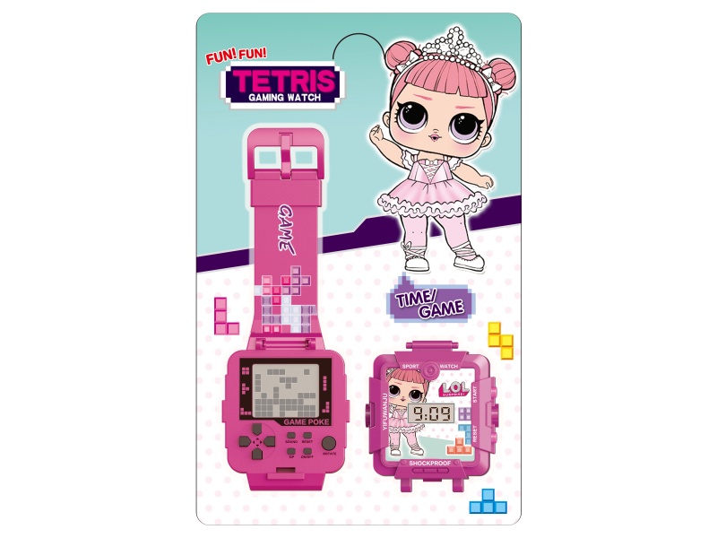 LOL Tetris Game Electronic Watch