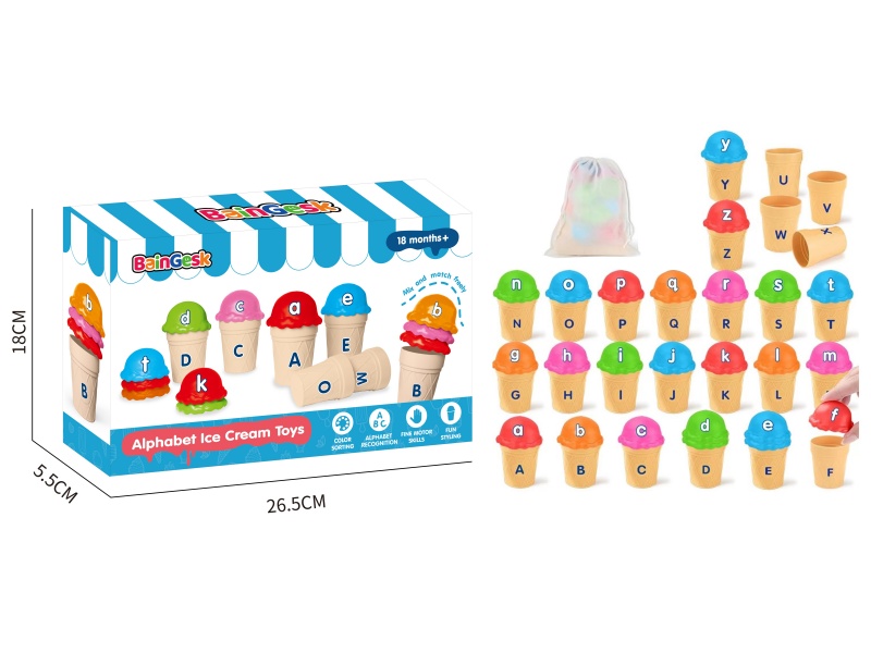 Ice Cream Letter Practice Game