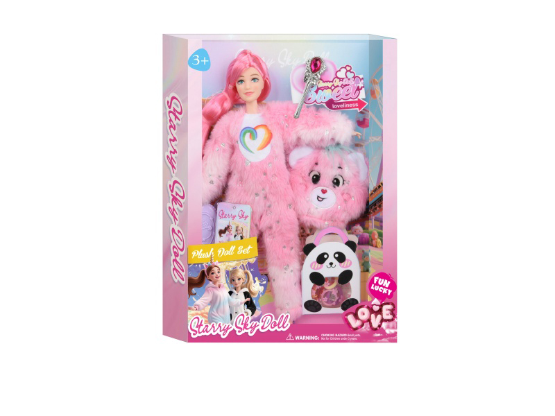 11.5-Inch 11-Joint Plush Animal Pullover Series