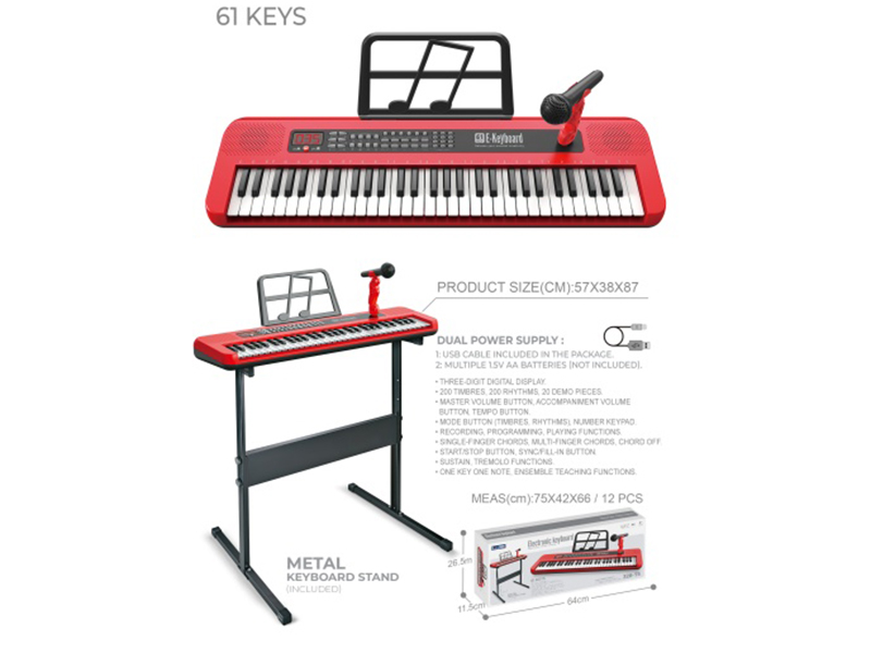 61-Key Electronic Organ