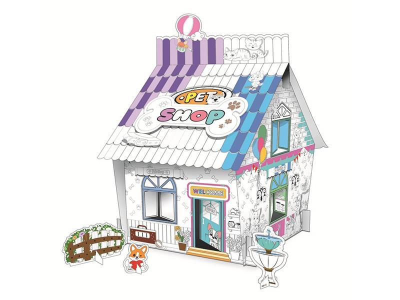 DIY Graffiti Pet House