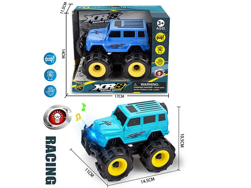 Friction Hummer Off-Road Vehicle With Lights