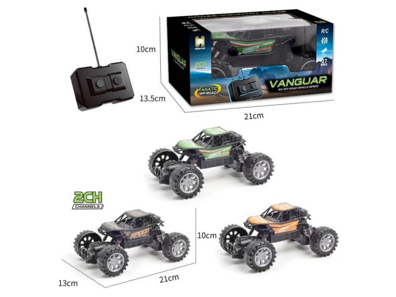 Two-Way Remote Control Alloy Climbing Vehicle (Orange/Green/Black Mixed Color, No Electricity Included)