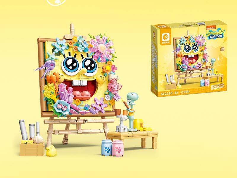 Spongebob Squarepants Series Building Blocks Decoration - Blooming Art 474pcs