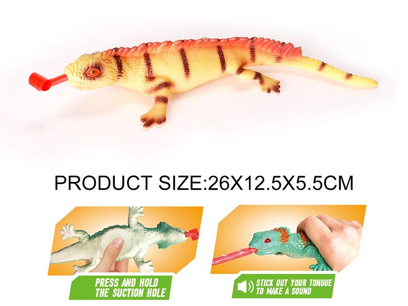 Vinyl Model Calotes Versicolor(Pinch And Out Tongue)