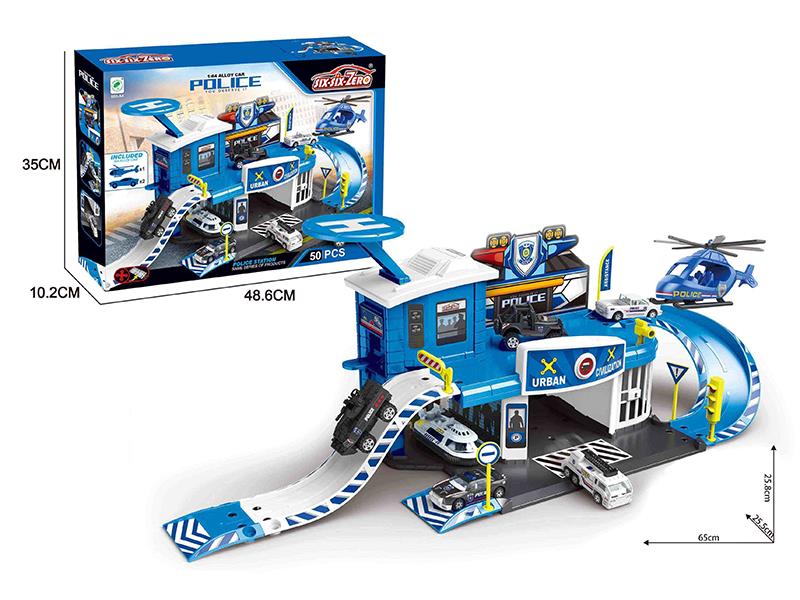 Alloy Police Parking Lot Set