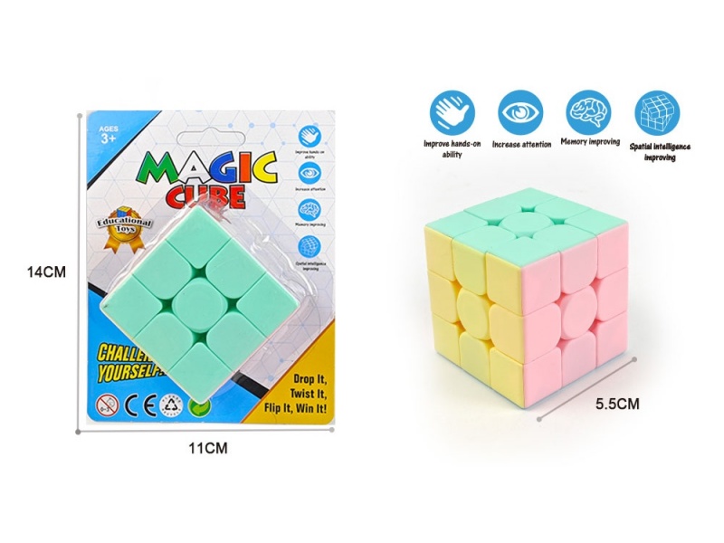 3X3 5.6 Rubik'S Cube (Macaron C)