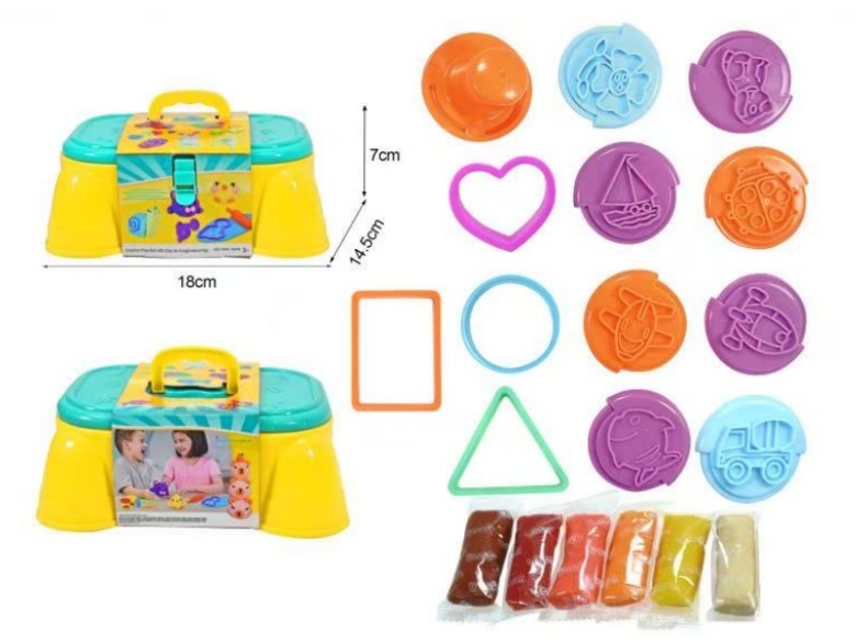 Hand-Held Storage Chair Clay Set