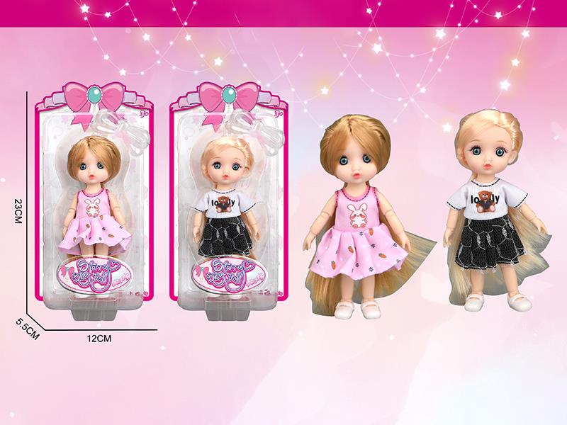 6 Inch 12-Joints Fashion Doll