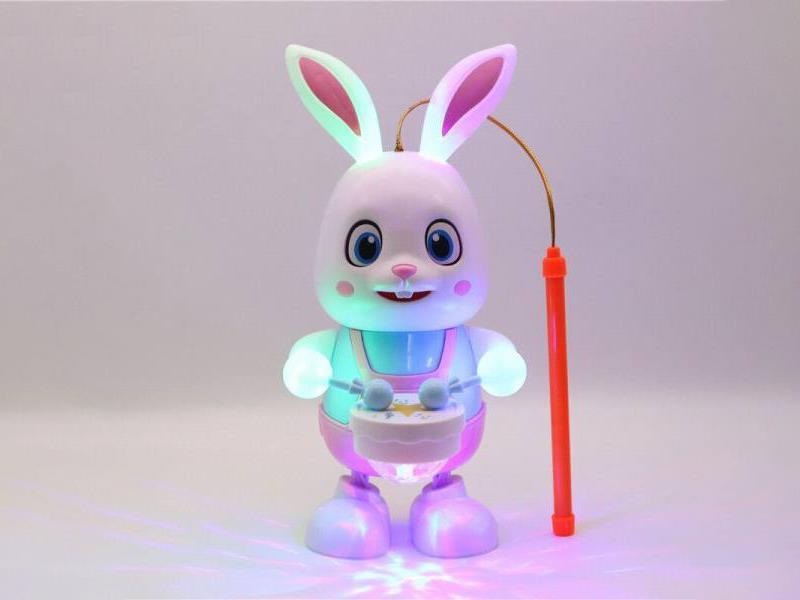 B/O Drumming Bunny Lantern
