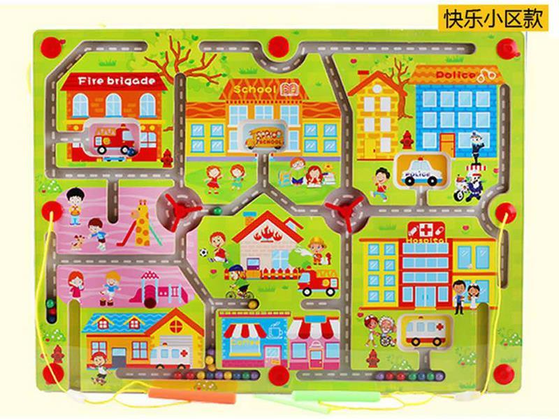 Happy Community Wooden Maze