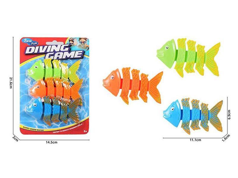 Bone Fish Diving Toy Swimming Pool Training, Bone Fish Diving Toy