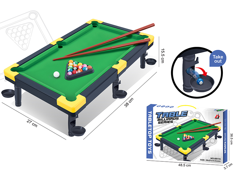 Flocked Billiards Table Toy