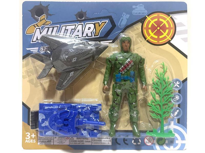 12Cm Soldiers Are Equipped With Gliding Fighter Jets, Gliding Tanks And Trees