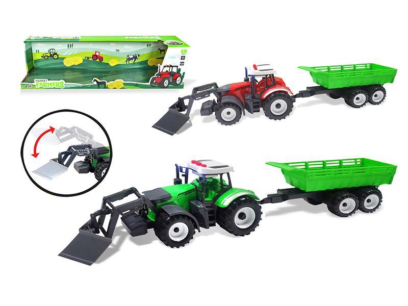 Friction Farmer's Cart With Light And Sound