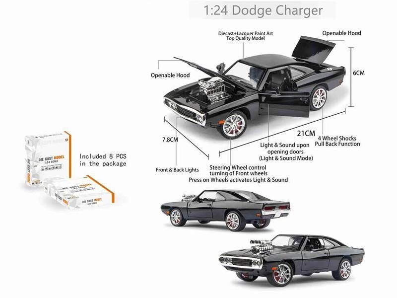 1:24 Dodge Charger Alloy Car Model