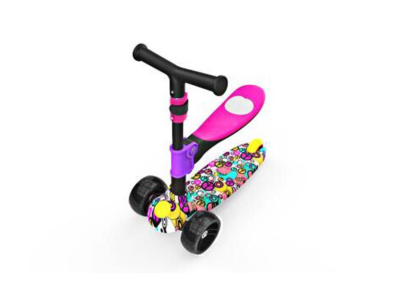 3 In 1 PU Three Wheel Scooter With Light