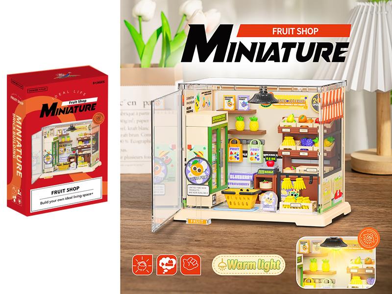 Fruit Shop DIY Miniature Scene Toys 103PCS