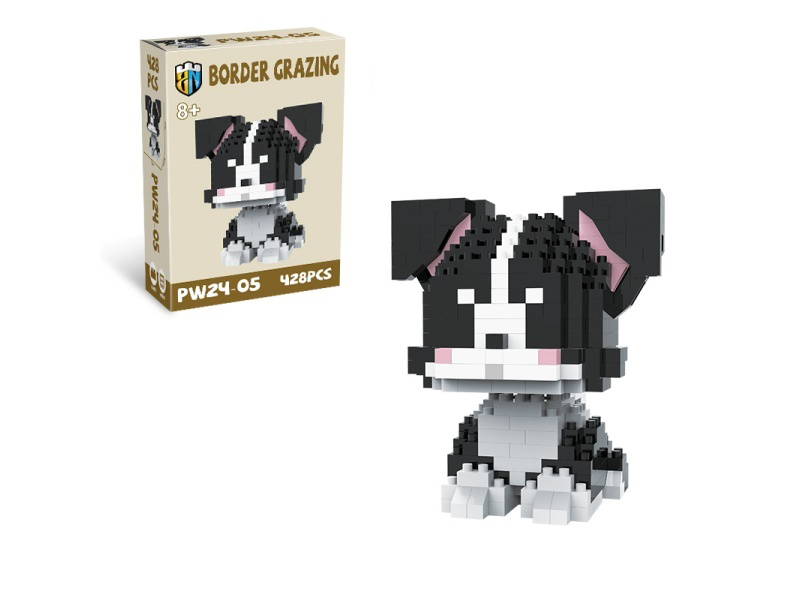 Dog Series - Border Collie Building Blocks 428PCS