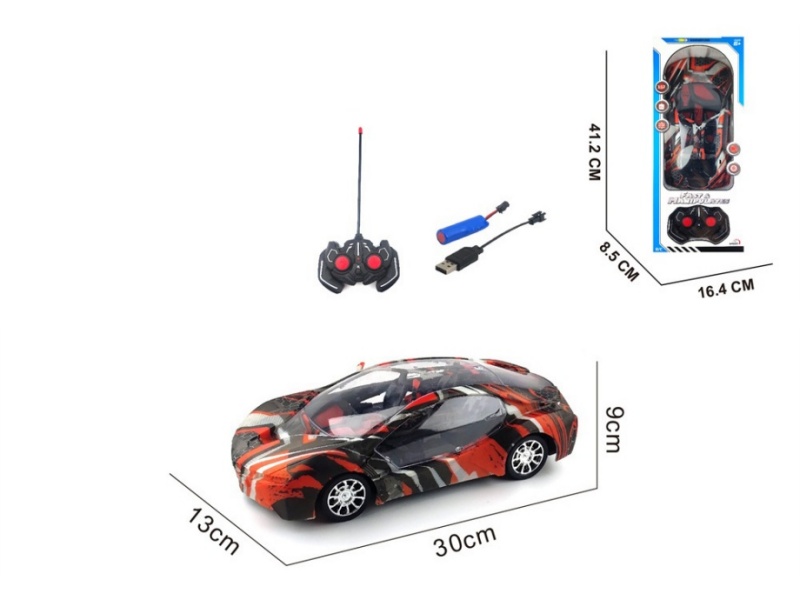 4-Channel  Remote Control Car Graffiti Bmw