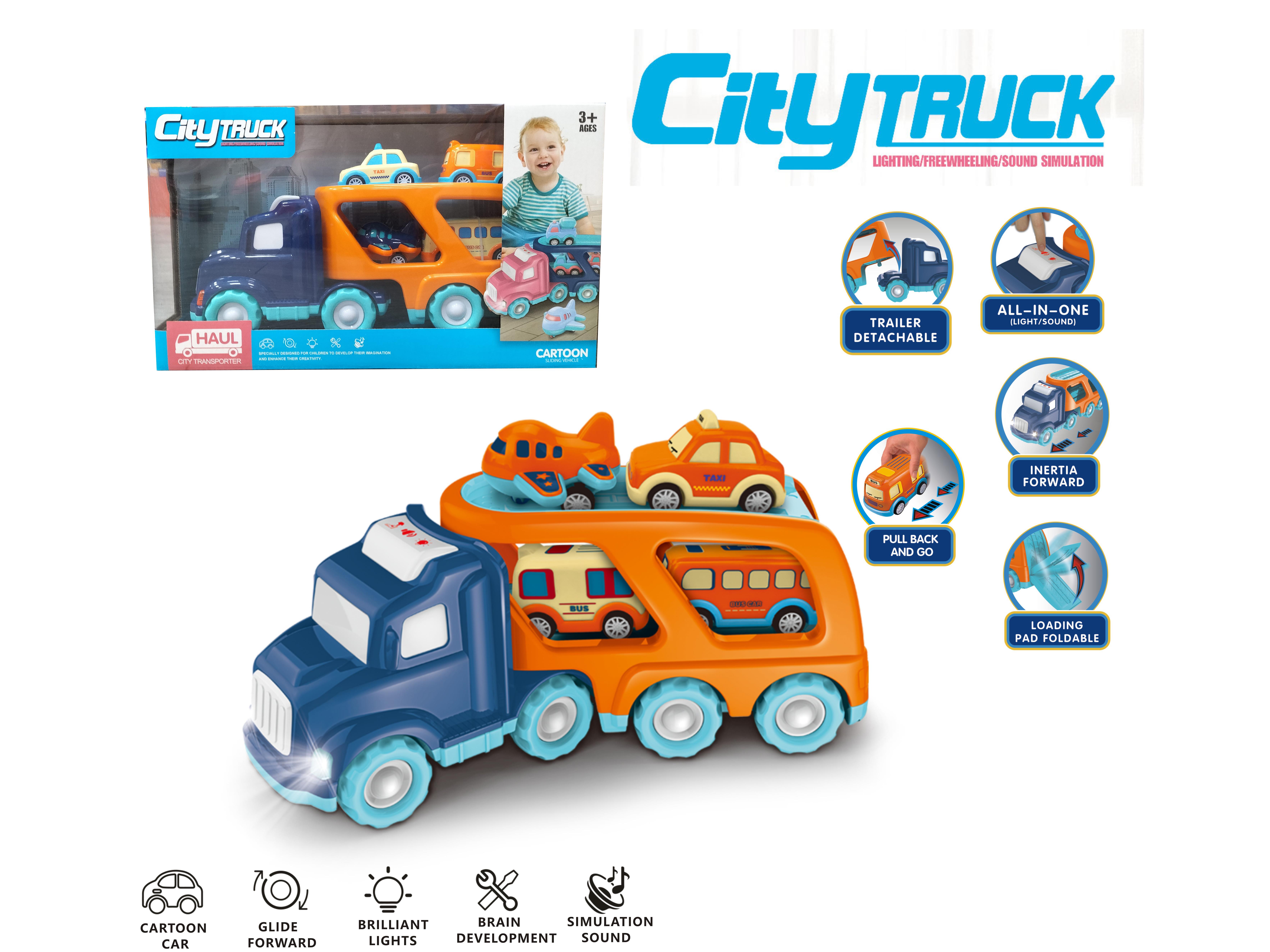 Inertial Small Trailer (With Sound And Light)