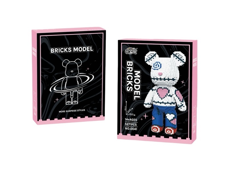 Building Blocks: Q Version Muppet Bear (With Drawer) 5271Pcs