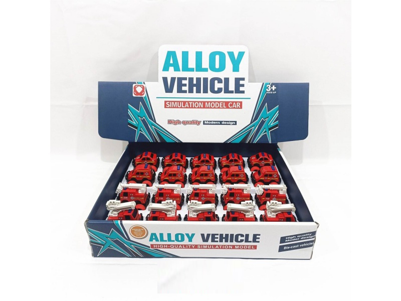 Huili Fire-Fighting Alloy Vehicle (20Pcs)