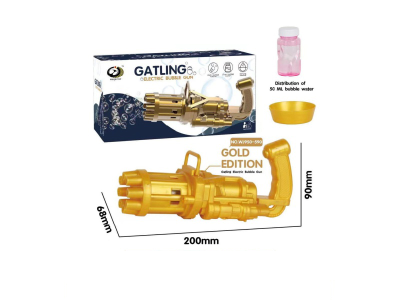 A Gatling Bubble Gun