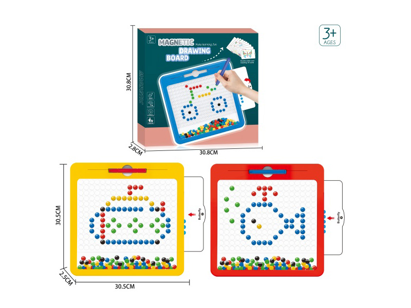 Magnetism Brushwork Drawing Board (Early Education And Intelligence) (110 Beads)