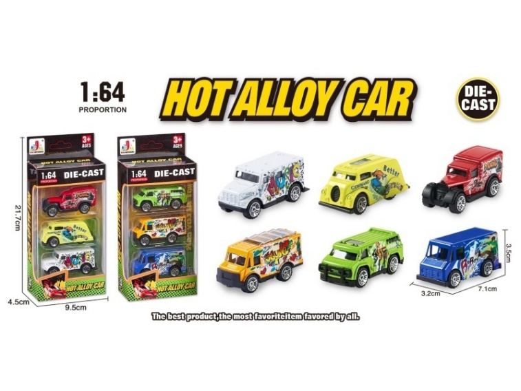 3 PCS Of 1:64 Alloy Vintage Sliding Bikes