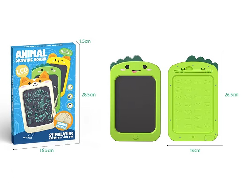 8.5" Cartoon Dinosaur LCD Writing Board(Multicolor)