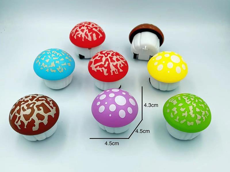 Simulation Vegetable Series Mushroom Pull Back Car