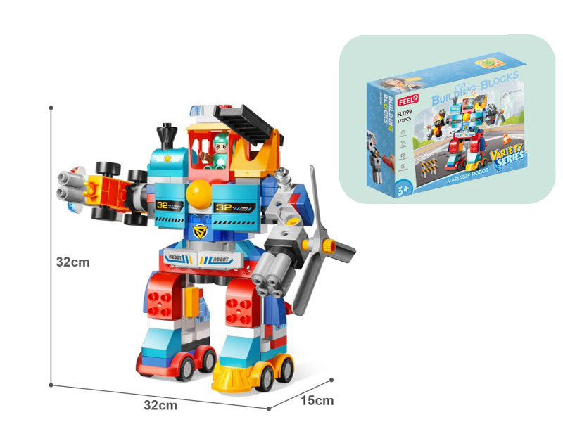 Fusion Robot Building Blocks 172pcs