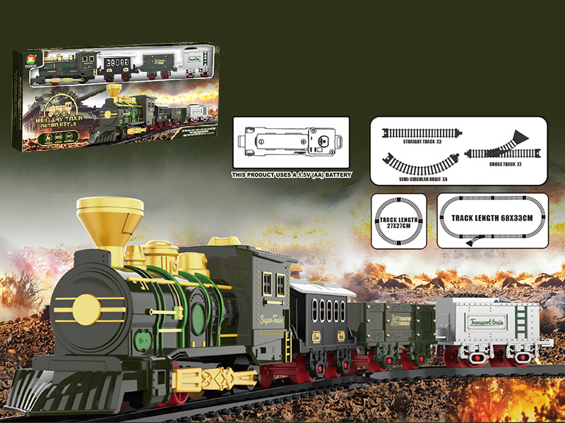 Classic Electric Rail Train