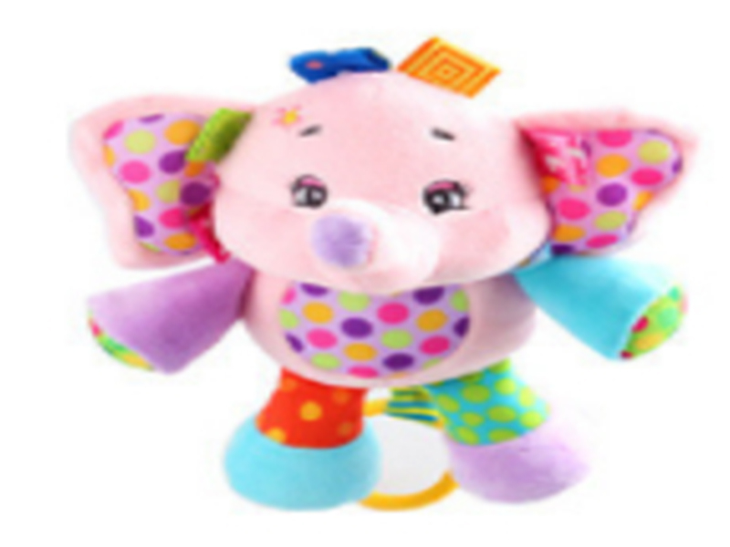 Plush Pink Elephant Musical  Mobiles
