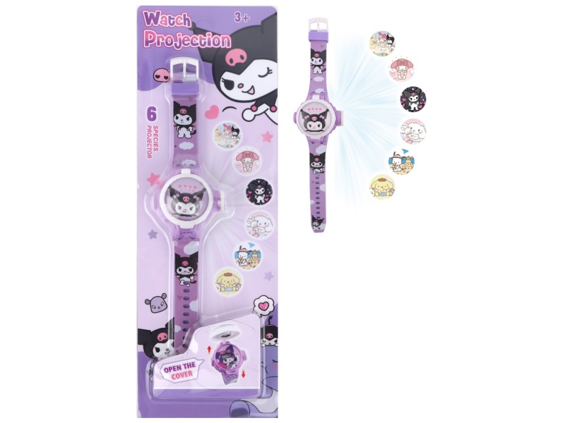 Kuromi Projection Rotating Electronic Watch