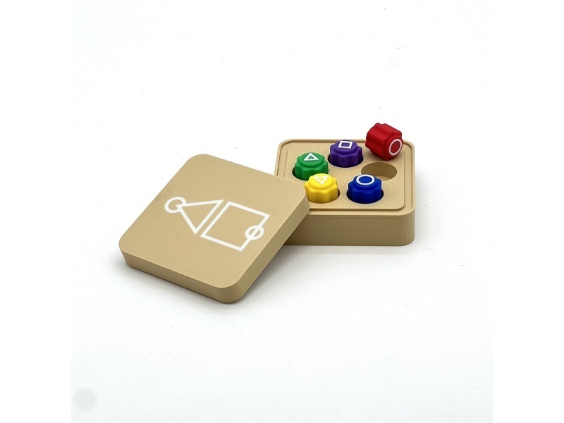 Squid Game Props: Desert Base + Cover +5 Stones