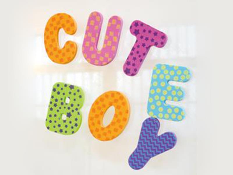 Bathroom EVA Alphabet