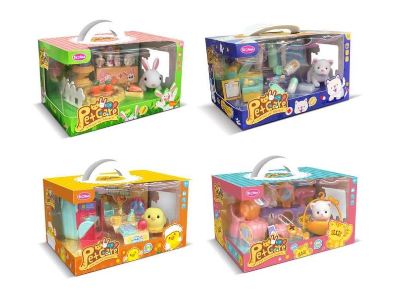 Cute Pet Scene Toy(Rabbit/Chick/Puppy/Cat)