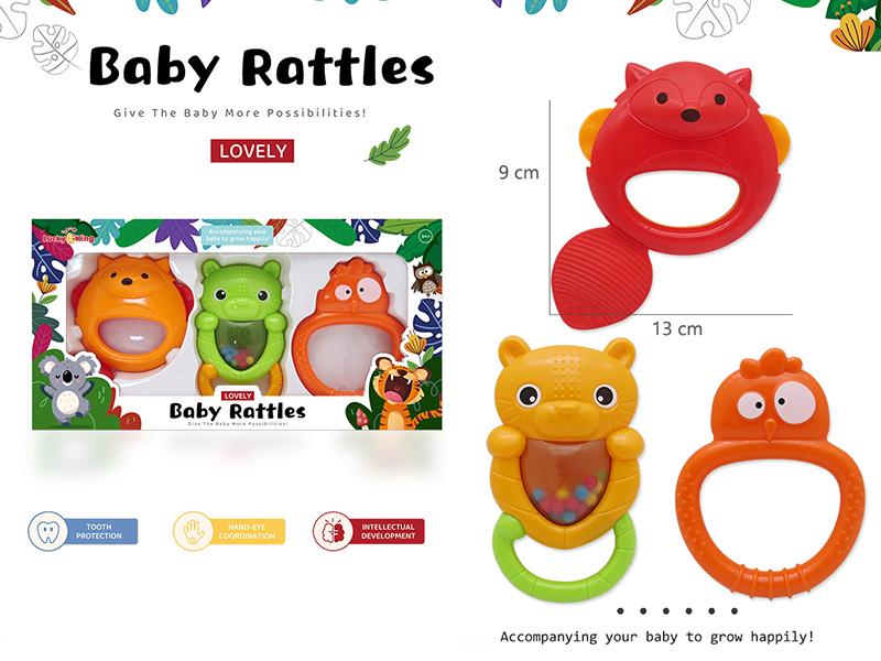 Baby Rattles 3pcs