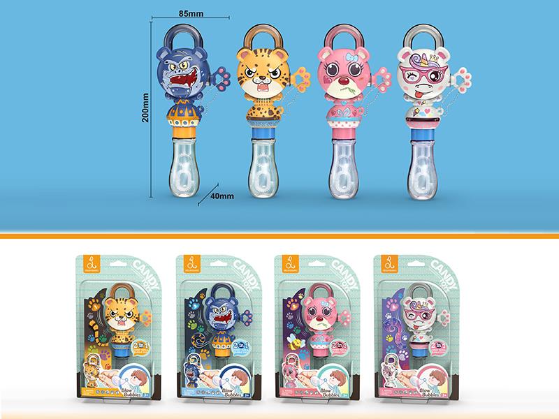 Cartoon Shape Lock Bubble Toy