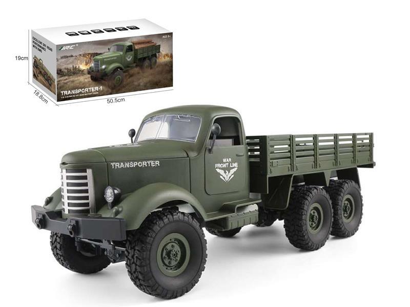 Remote Control Six-Wheeled Military Truck