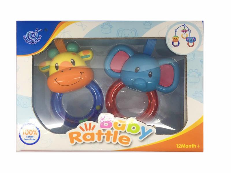 Baby Rattle(Elephant + Giraffe)