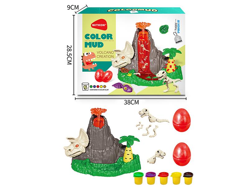 Color Clay Volcano Creation Toy