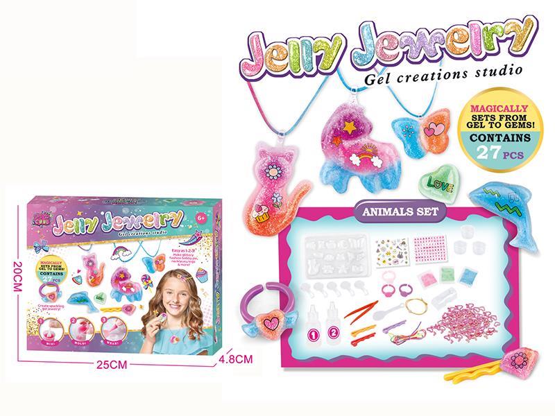 DIY Jelly Jewelry Set- Animals Series